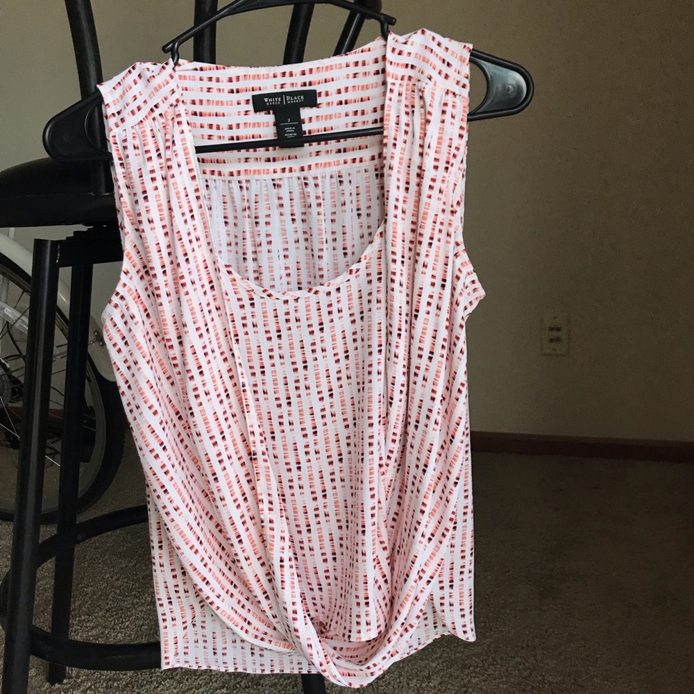 White House Black Market WHBM sleeveless blouse